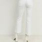 White Vintage Cropped Flare Jeans