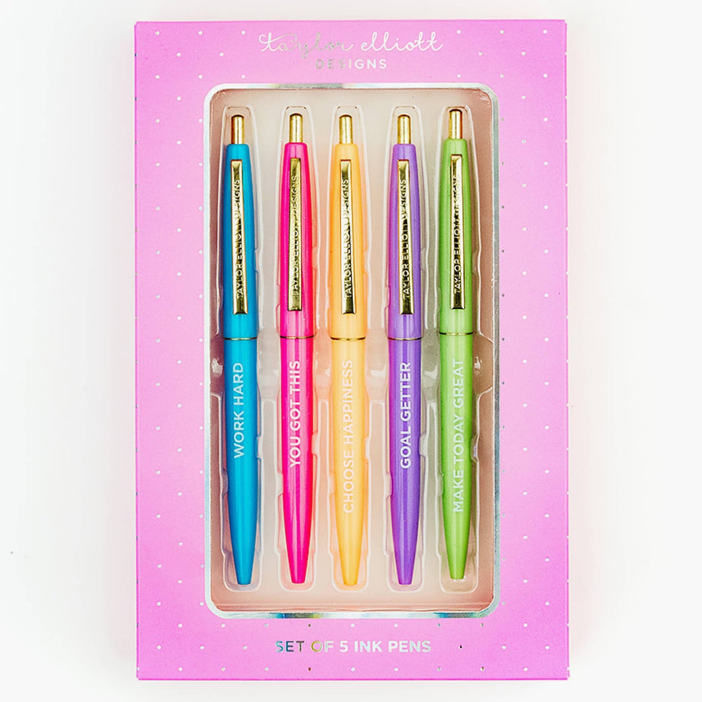 Taylor Elliott Designs - Motivational Pen Set in Gift Box