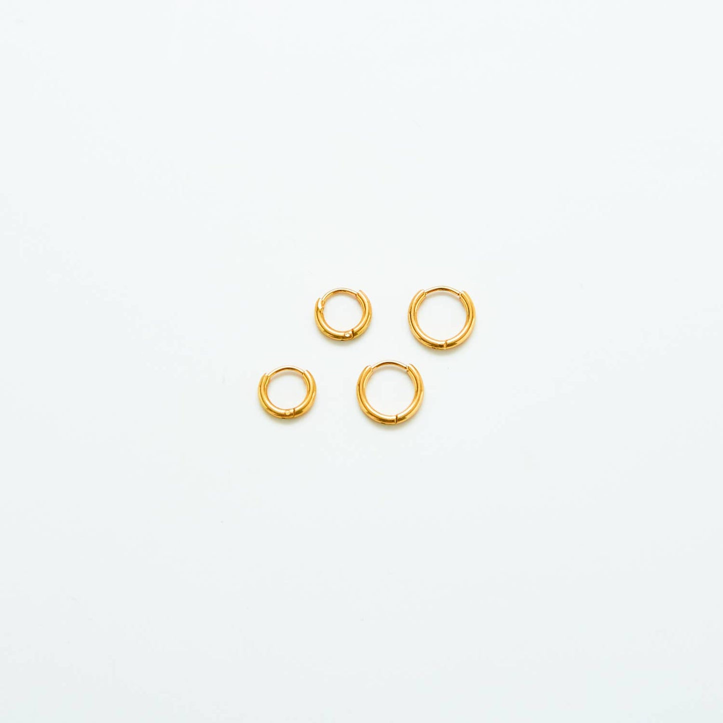 Admiral Row - Gold Double Pack - Mini Hoop Earrings