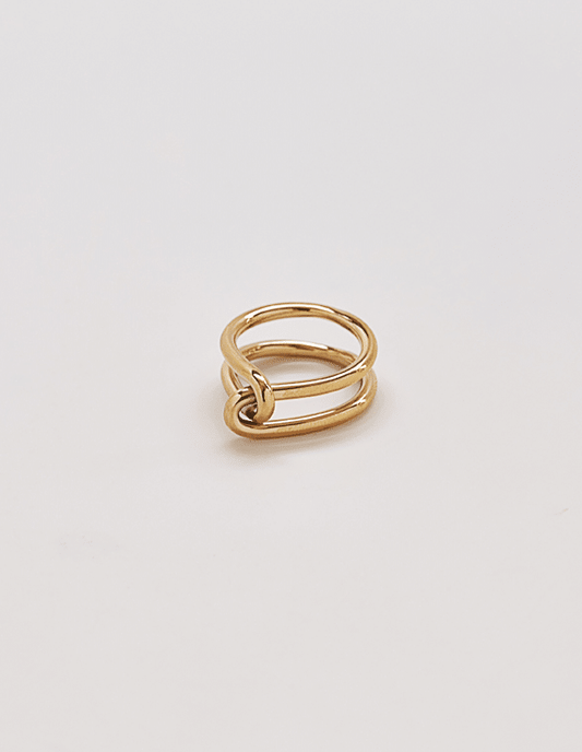 Admiral Row - Gold Double Knot Ring