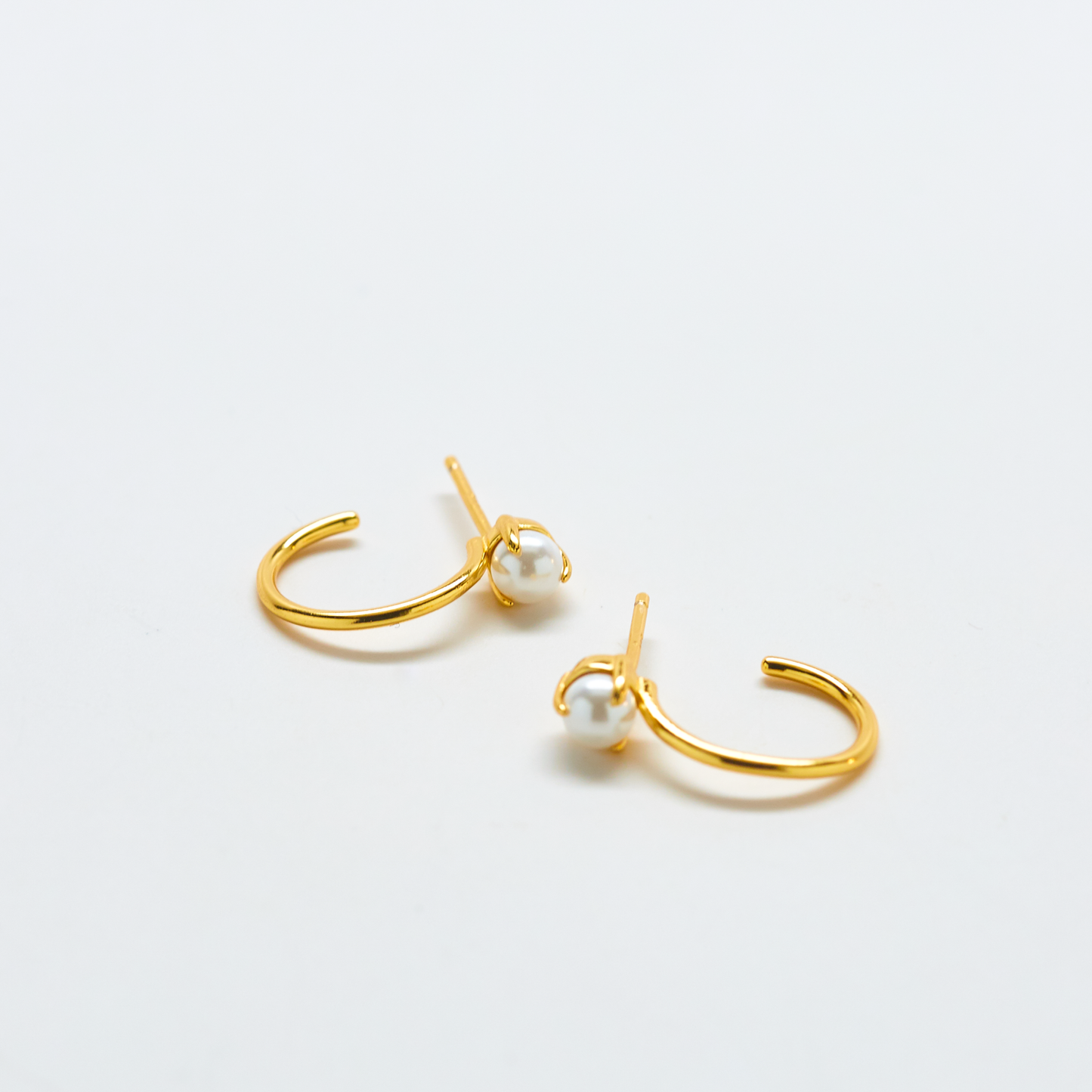 Admiral Row - Pearl Mini Hoop Earrings