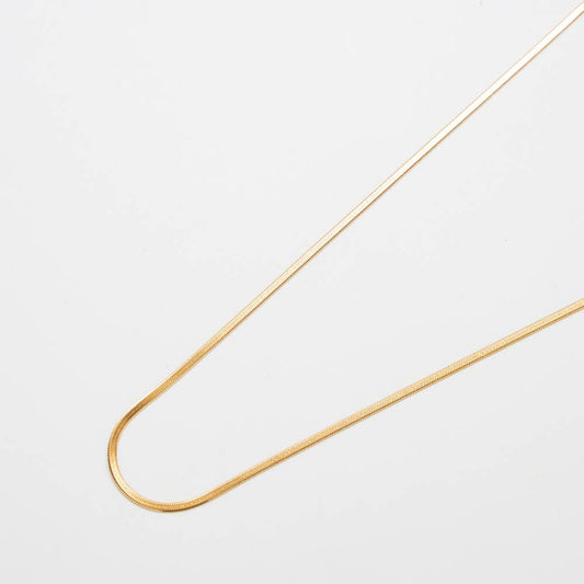 Admiral Row - Ultra Thin Herringbone Necklace