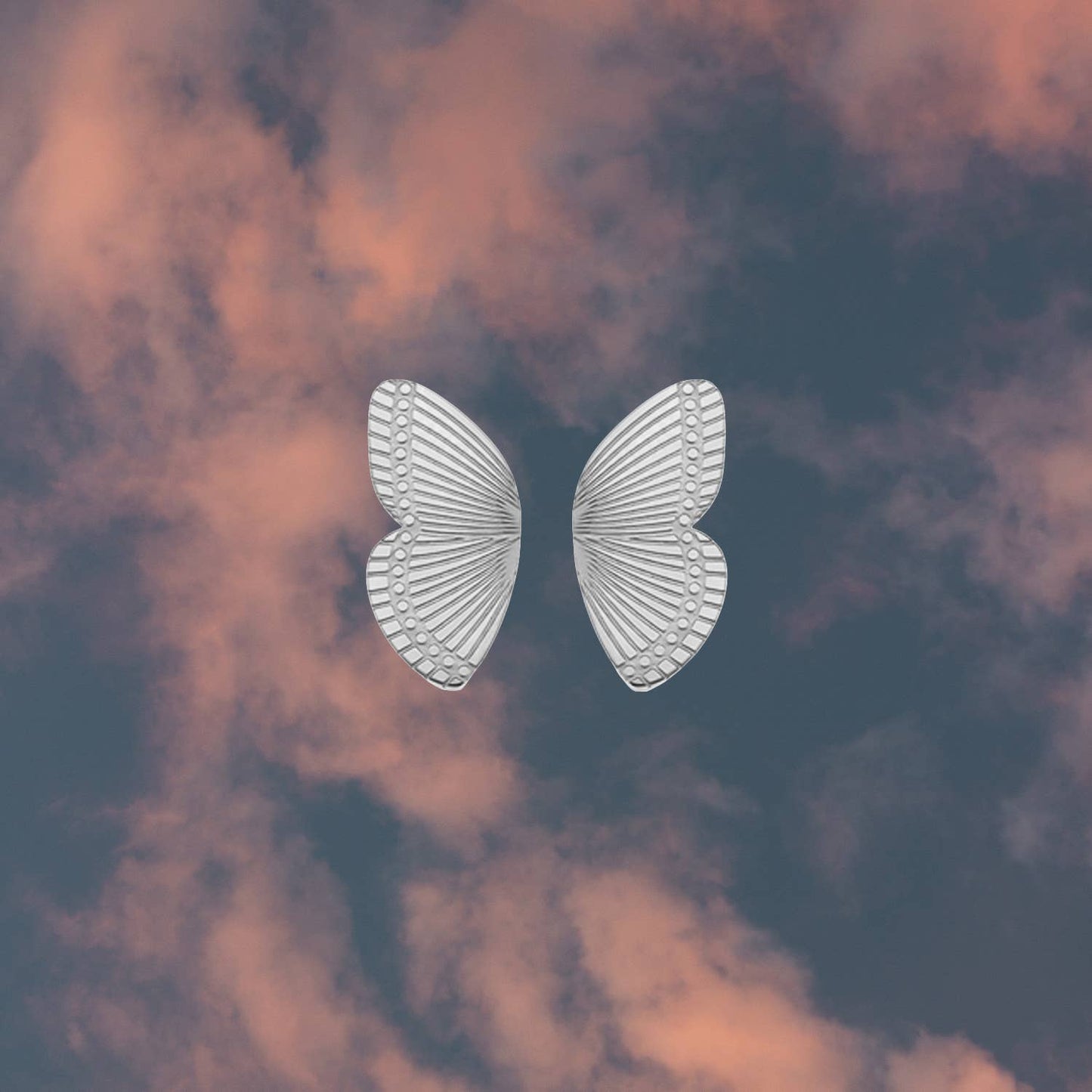 timesreel - Butterfly Wings Stud Earrings