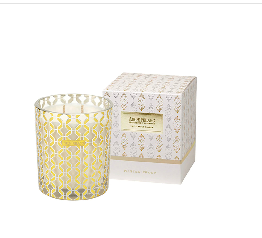 Archipelago Winter Frost Holiday Boxed Candle