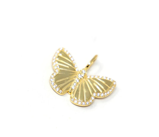 The Sis Kiss Butterfly Charm