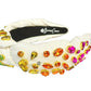 Ivory Headband with Rainbow Gradient Hand-Sewn Crystals